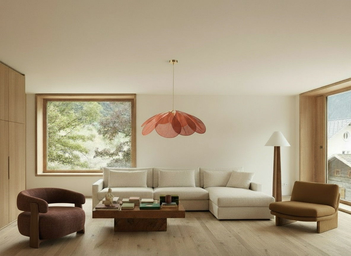 Furnished living space AI render