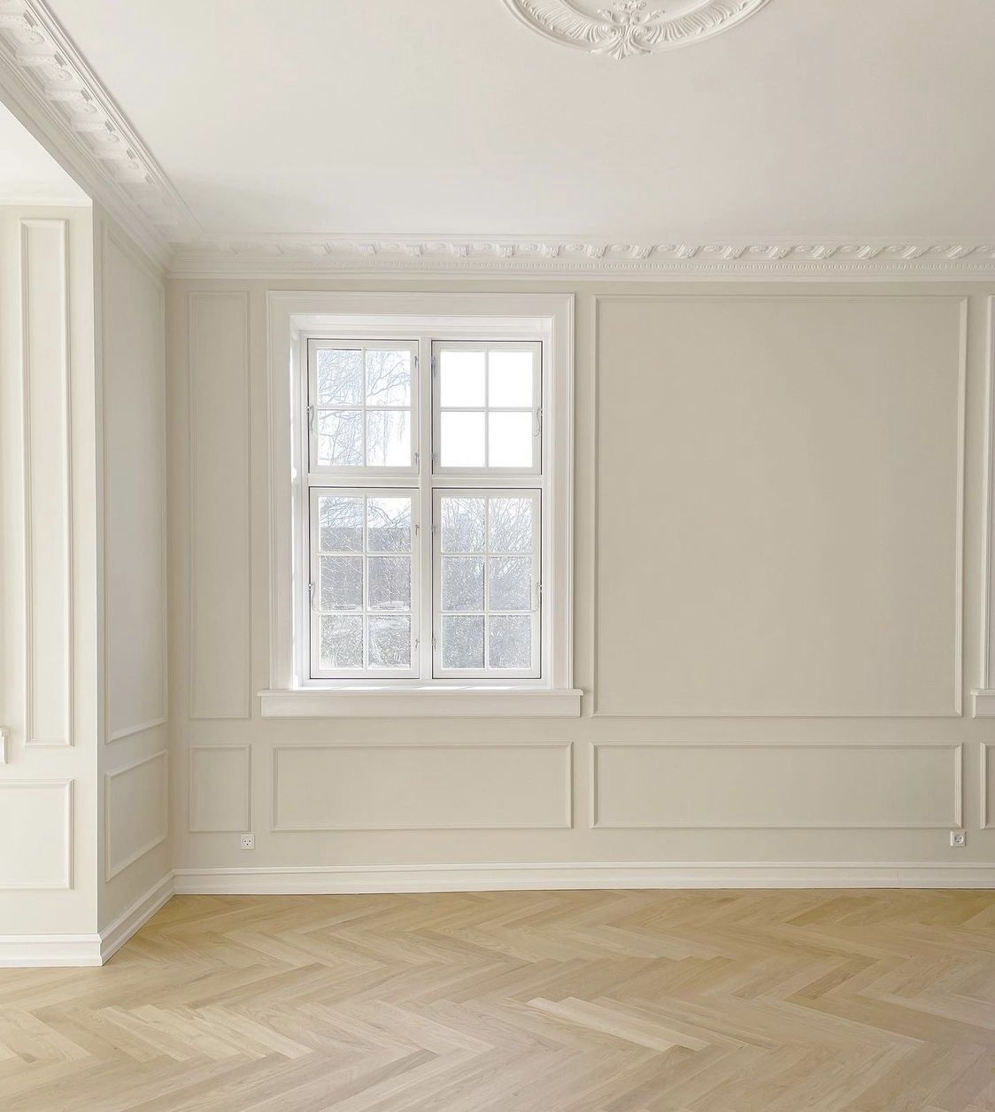 Before: Photorealistic bedroom render